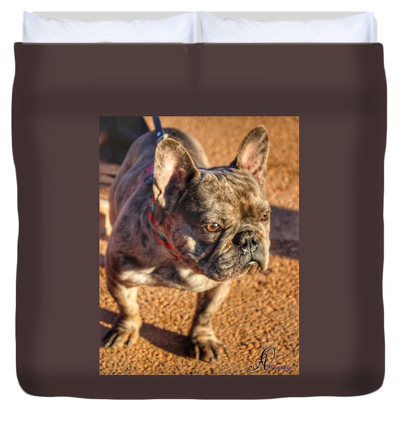Baby Cosmo French Bulldog - Duvet Cover