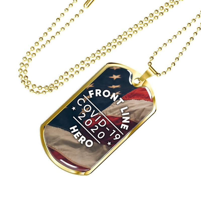 Front Line Hero Dog Tag