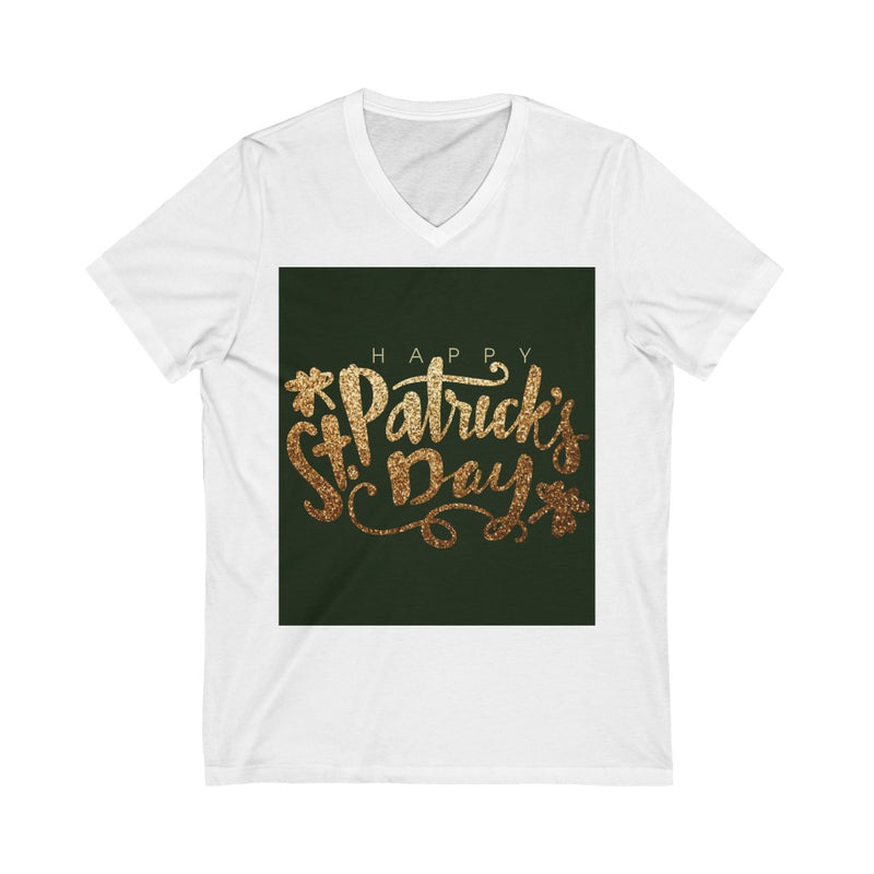 Happy St. Patrick's Day Unisex V-Neck T-shirt