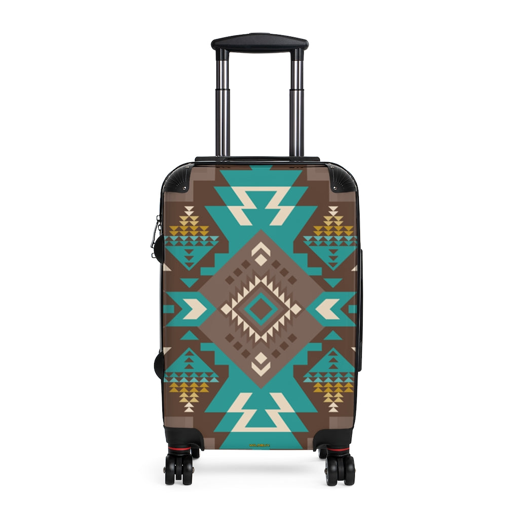 Boho Aztec Suitcase, Free Shipping, Travel Bag, Overnight Bag, Custom