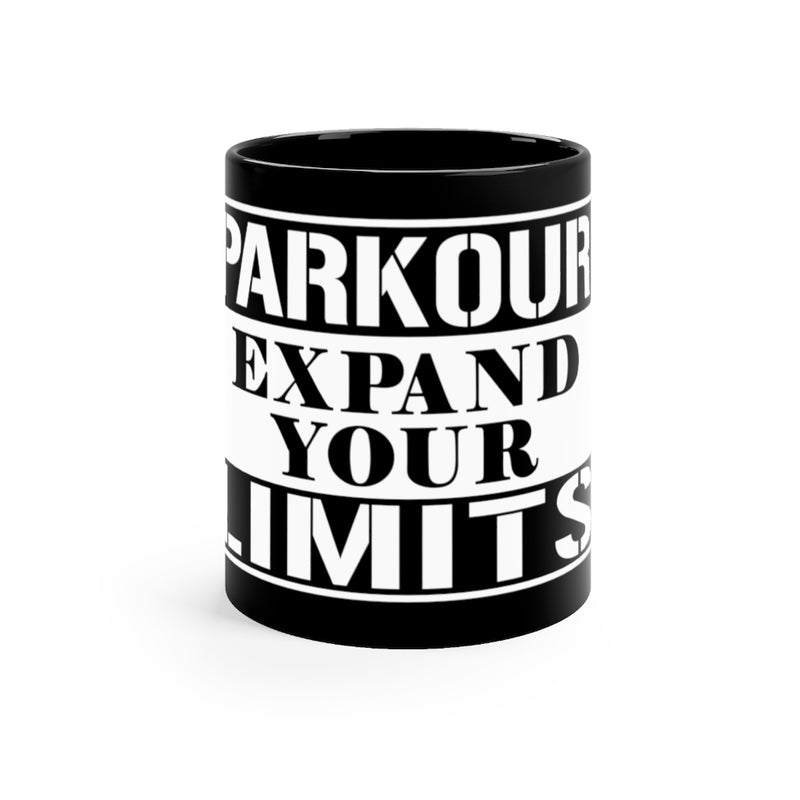 Parkour Expand Your 11oz Black Mug