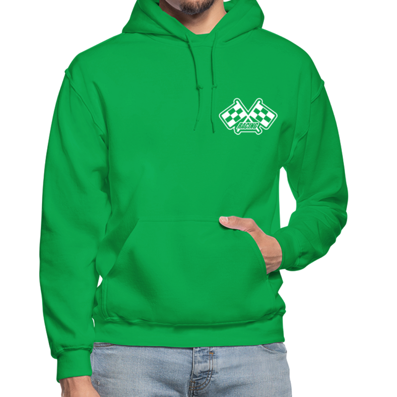 Some Smoke Weed Some Hit THe Bottle Adult Hoodie - kelly green