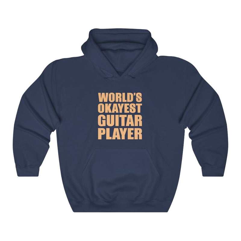World’s Okayest Guitar Unisex Heavy Blend™ Hooded Sweatshirt