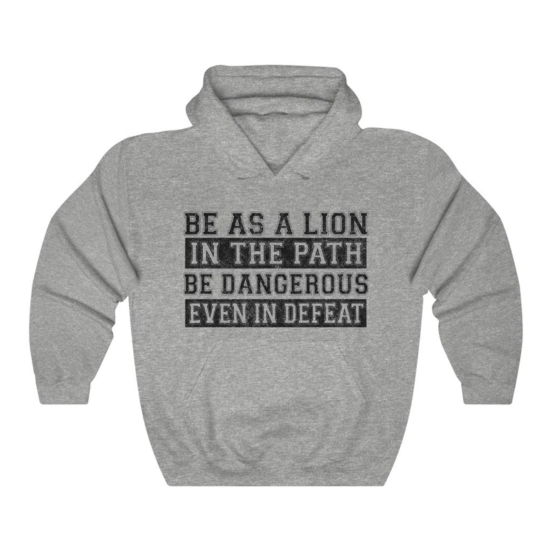 Be As A Lion In The Path Unisex Heavy Blend™ Hoodie