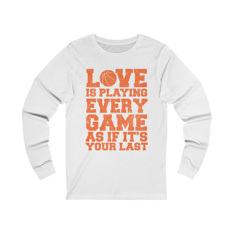 Love Is Playing Unisex Jersey Long Sleeve T-shirt