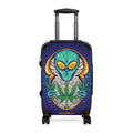 Alien Weed Plant Suitcase, Free Shipping, Travel Bag, Overnight Bag, Custom Suitcase, Cabin Overhead, Rolling Spinner, Luggage