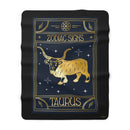 Taurus Zodiac Blanket, Sherpa Fleece Blanket, Free Shipping, Two Sizes, Throw Blanket, Extra Soft, Custom Photo, Astrology