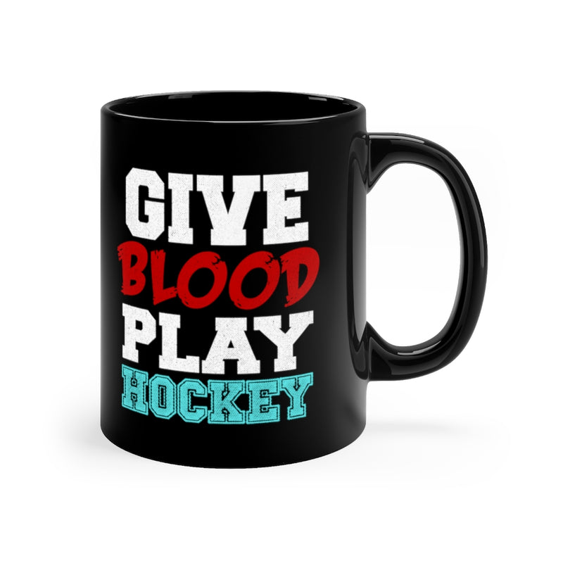 Give Blood 11oz Black Mug