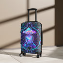 Magic Mushroom Suitcase, Travel Bag, Overnight Bag, Custom Photo Suitcase, Rolling Spinner Luggage, Cute Suitcase