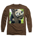 Panda in Tree - Long Sleeve T-Shirt