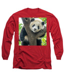 Panda in Tree - Long Sleeve T-Shirt