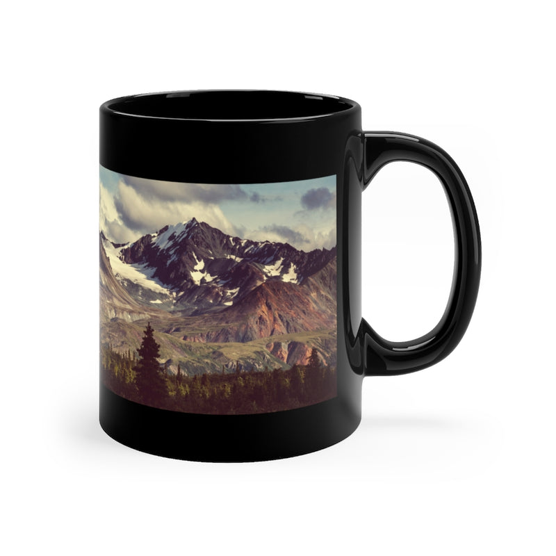 Breathtaking Mountains 11oz Black Mug