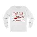 This Girl Loves Unisex Jersey Long Sleeve T-shirt