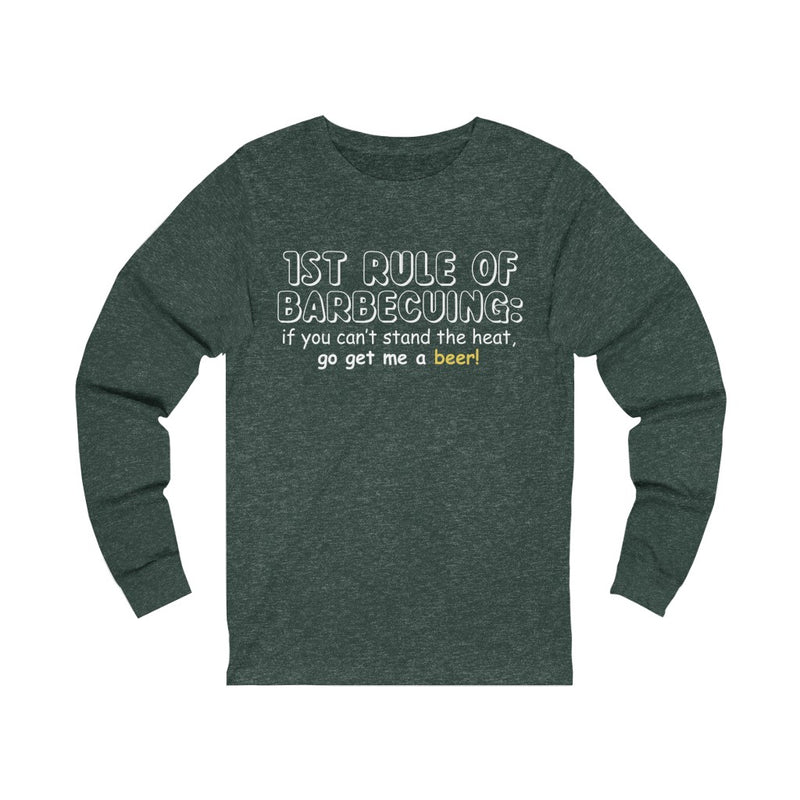 1st Rule Of Barbequing Unisex Long Sleeve T-shirt