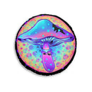 Large Magic Mushroom Tufted Floor Pillow, Round