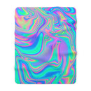 Psychedelic Sherpa Fleece Blanket, Trippy Cosmic Sherpa Blanket, Cute Hypno Blanket, Boho Rave Blanket, Hypnotic Blanket