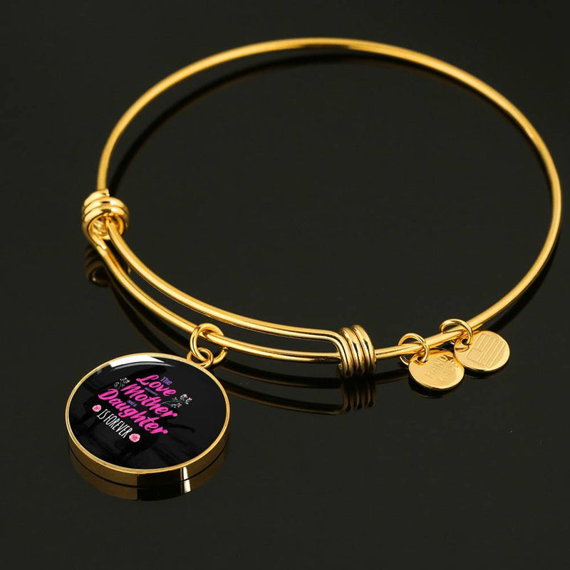 The Love-Mother And Daughter Bangle Bracelet
