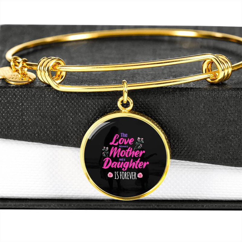 The Love-Mother And Daughter Bangle Bracelet