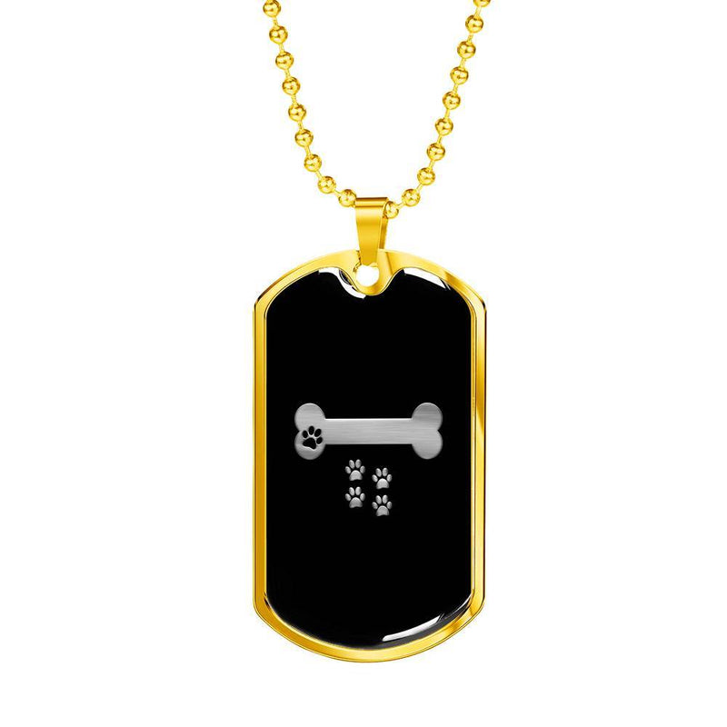 Paws And Bone Dog Tag