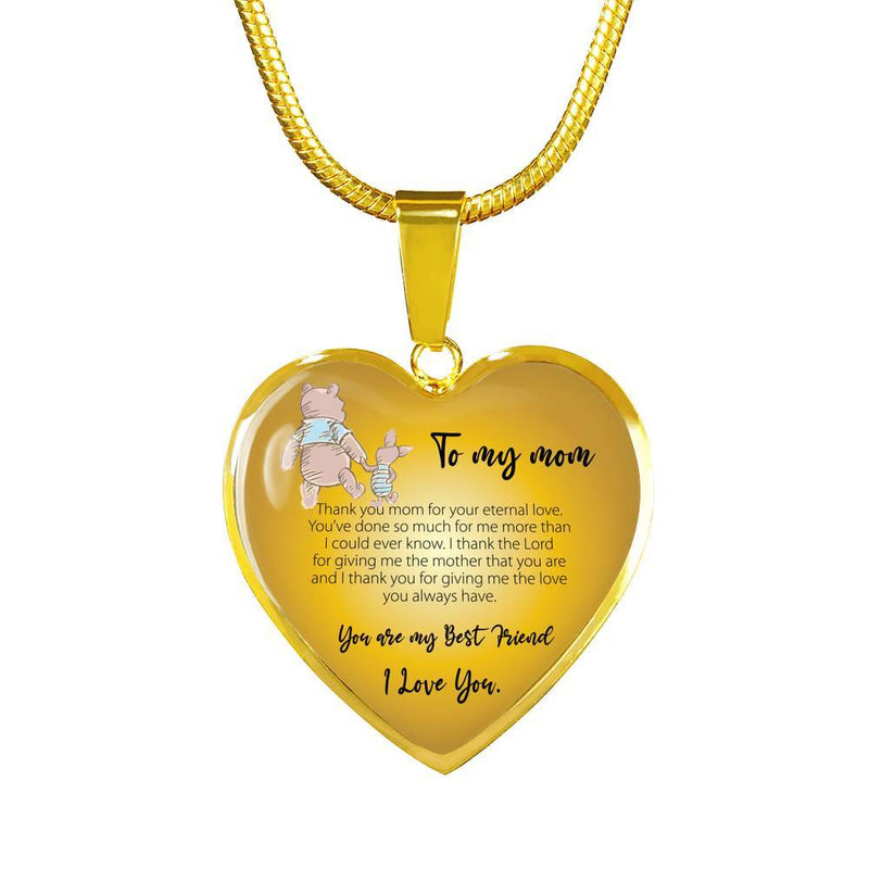 To My Mom You Are My BFF Necklace
