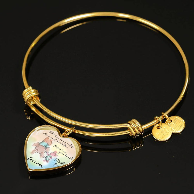 If There Comes A Day When We Can't Be Together(Winnie The Pooh) Bangle Bracelet