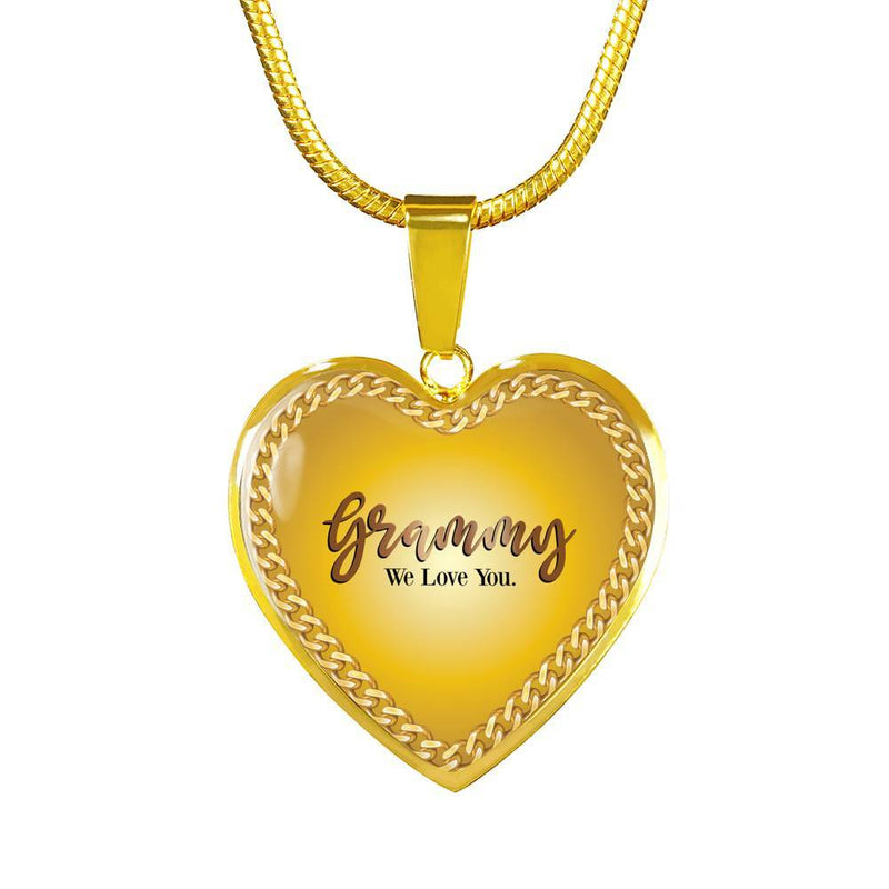 Grammy, We Love You Pendant Necklace
