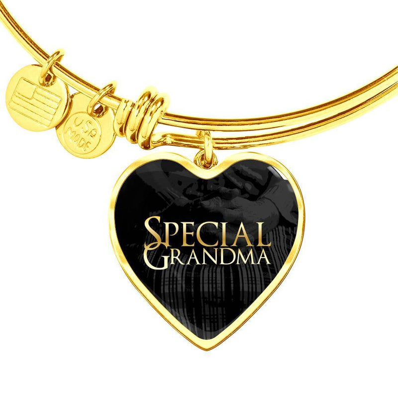 Special Grandma - Gold Bangle Bracelet