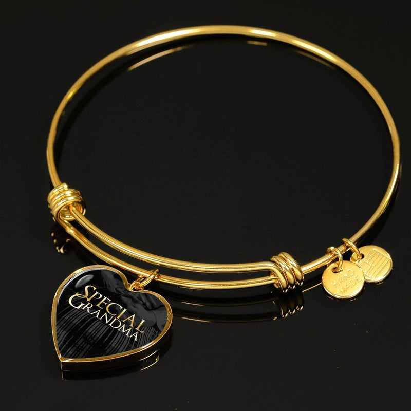 Special Grandma - Gold Bangle Bracelet