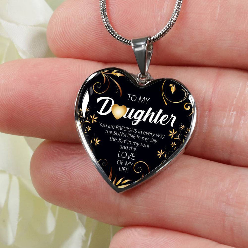 To My Daughter, You Are Precious Necklace