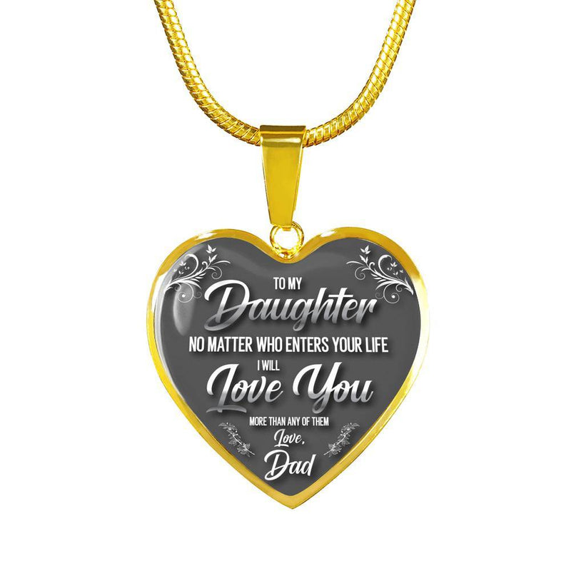 To My Daughter, No Matter What Necklace