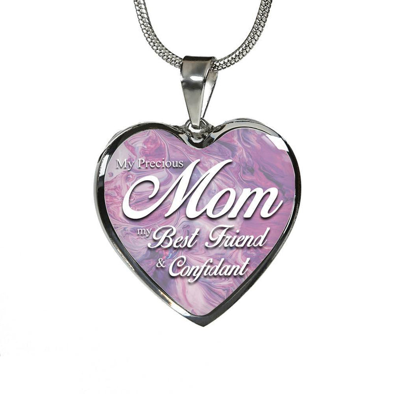 My Precious Mom - Stainless Heart Necklace