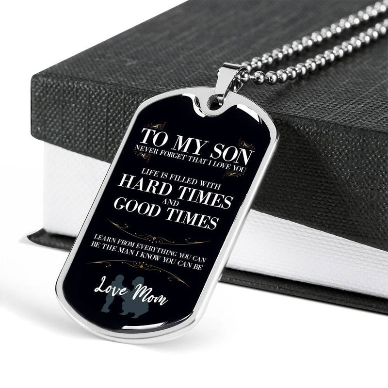 To My Son - Stainless Dog Tag