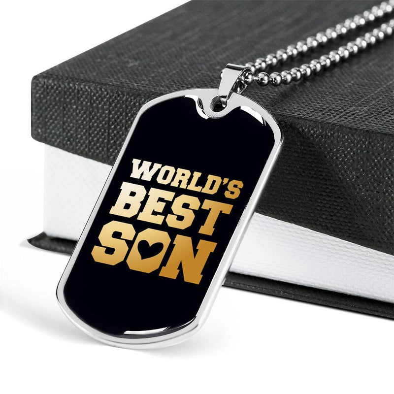 World's Best Son - Stainless Dog Tag