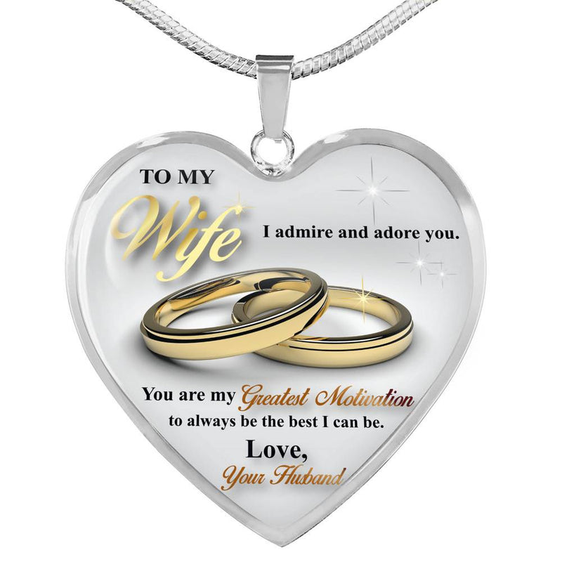 To My Wife, Love Your Husband - Stainless Heart