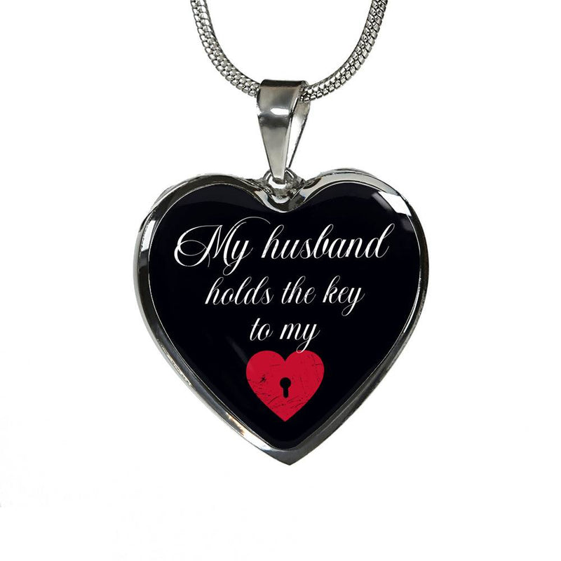 My Husband Holds The Key To My Heart - Stainless Heart