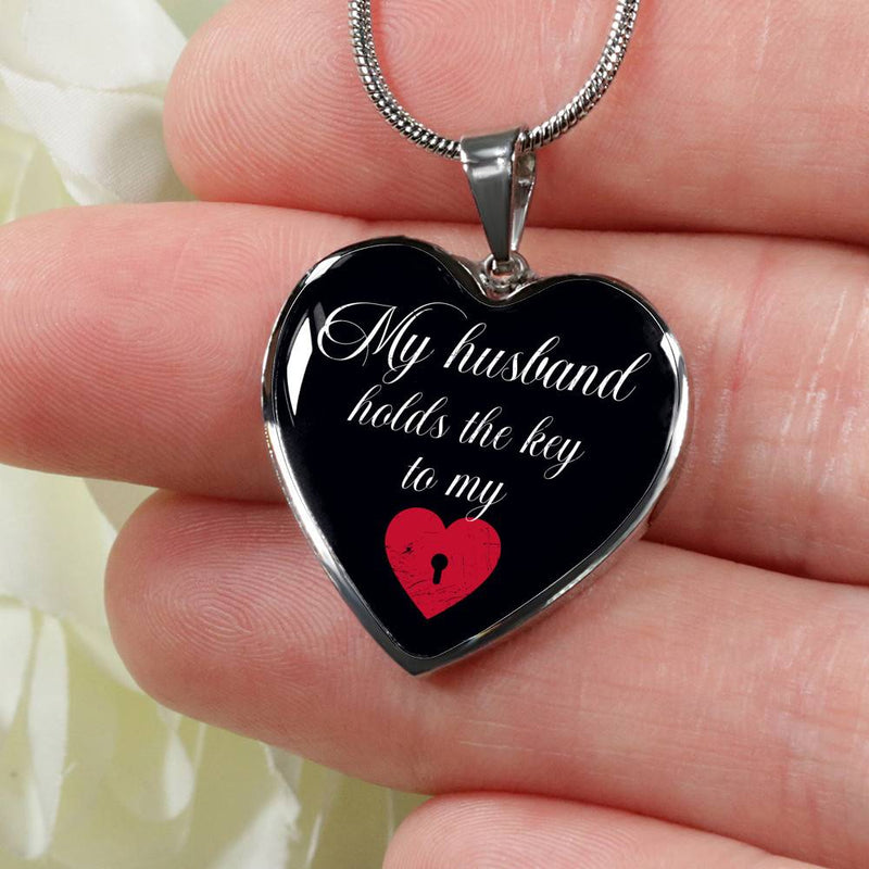My Husband Holds The Key To My Heart - Stainless Heart