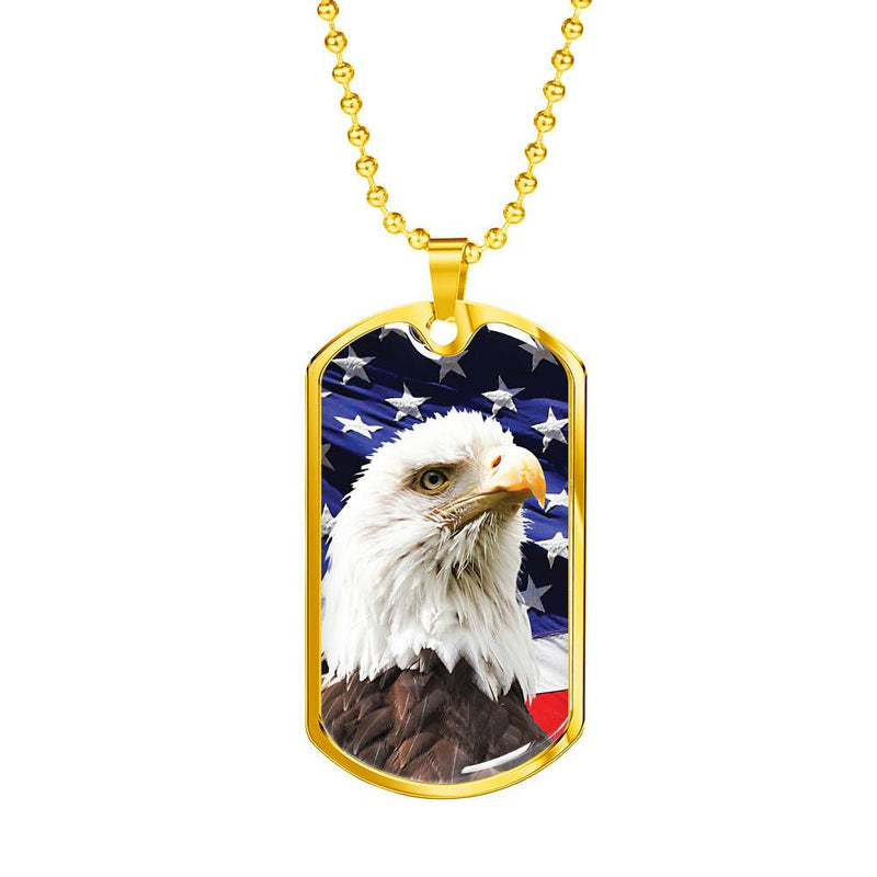 Eagle Flag Dog Tag