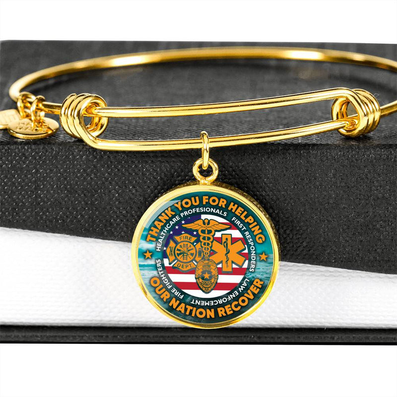 Thank You For Helping Our Nation Recover Bracelet