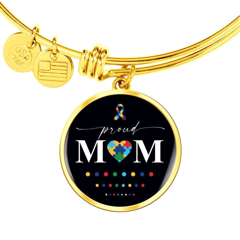 Proud Mom - Autism Awareness Bracelet