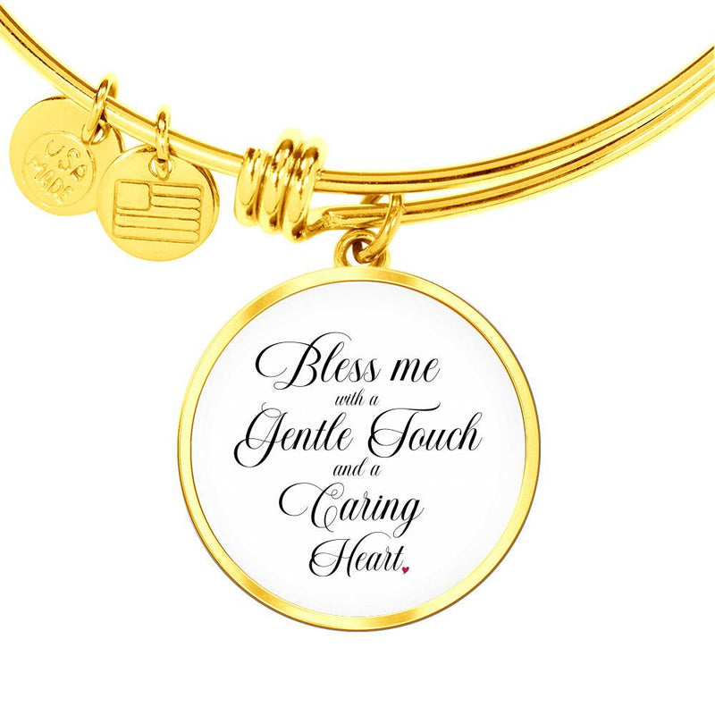 Bless Me With A Gentle Touch Pendant Bangle