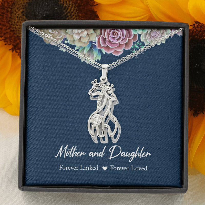 Mother & Daughter Forever Linked Forever Loved Necklace