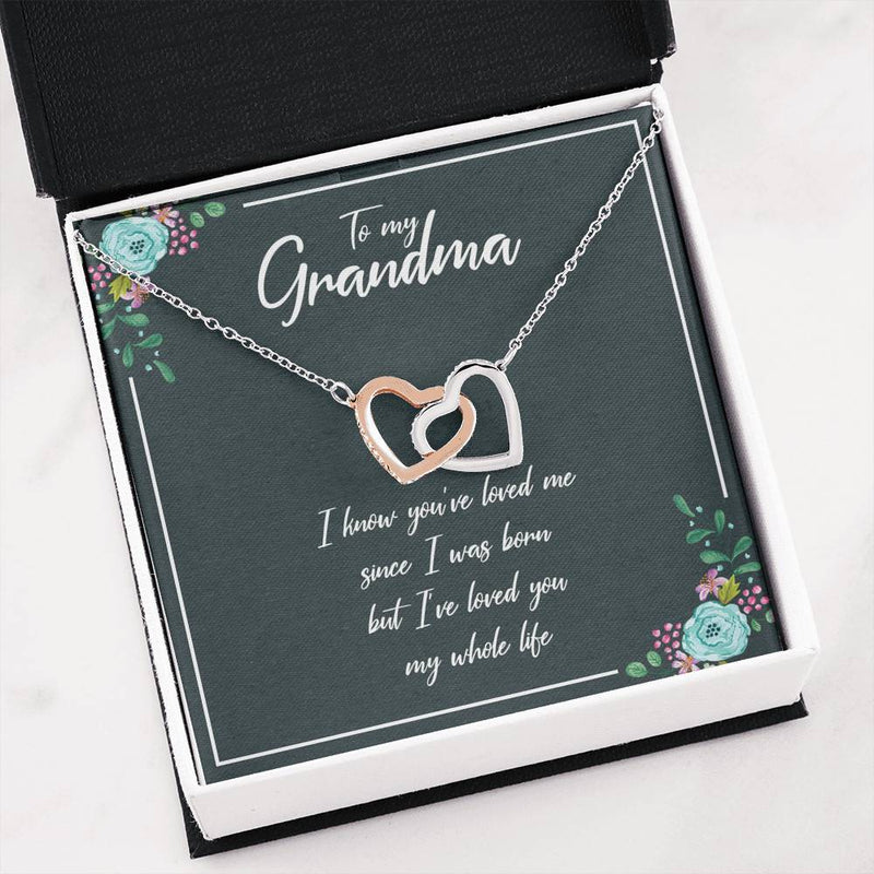 To My Grandma I've Loved You My Whole Life Necklace