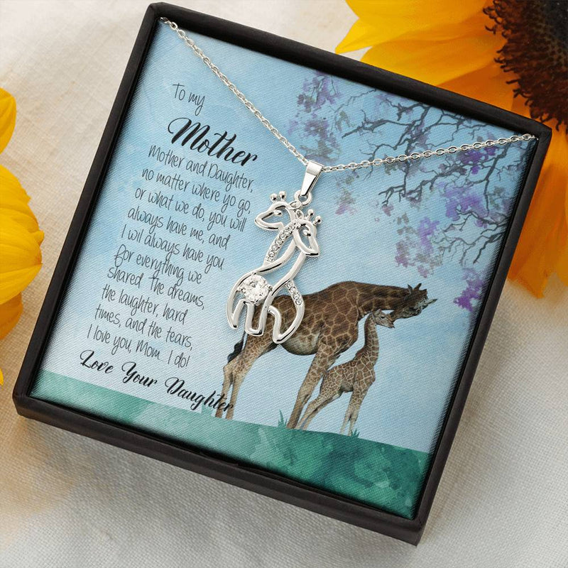 To My Mother - Giraffe Necklace
