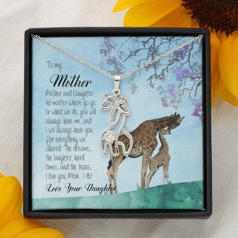 To My Mother - Giraffe Necklace