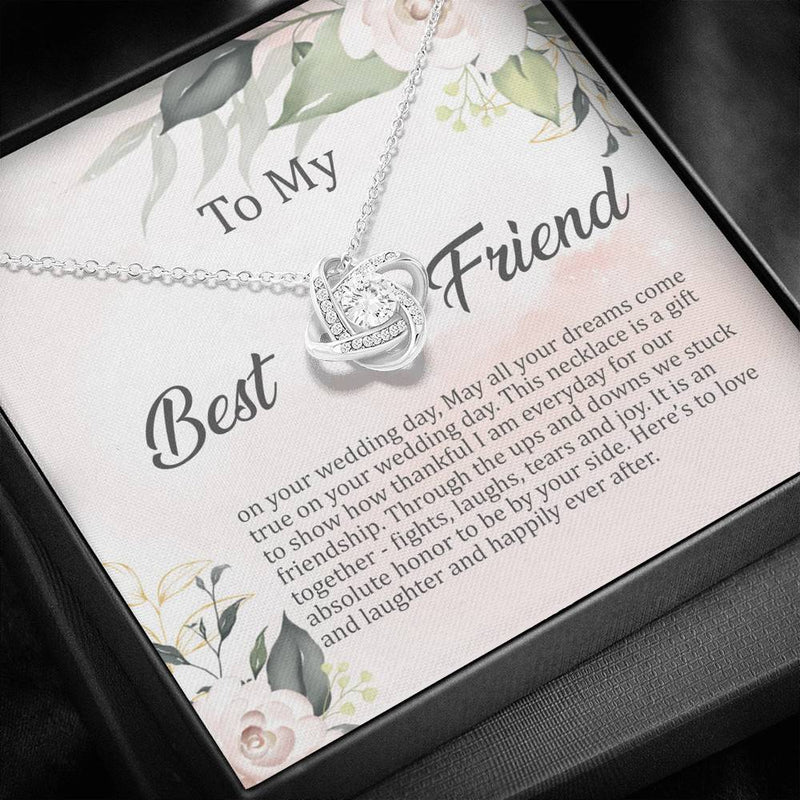 To My Best Friend on Your Wedding Day Necklace