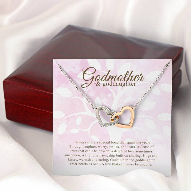 Godmother & Goddaughter Necklace (Mahogny Box)