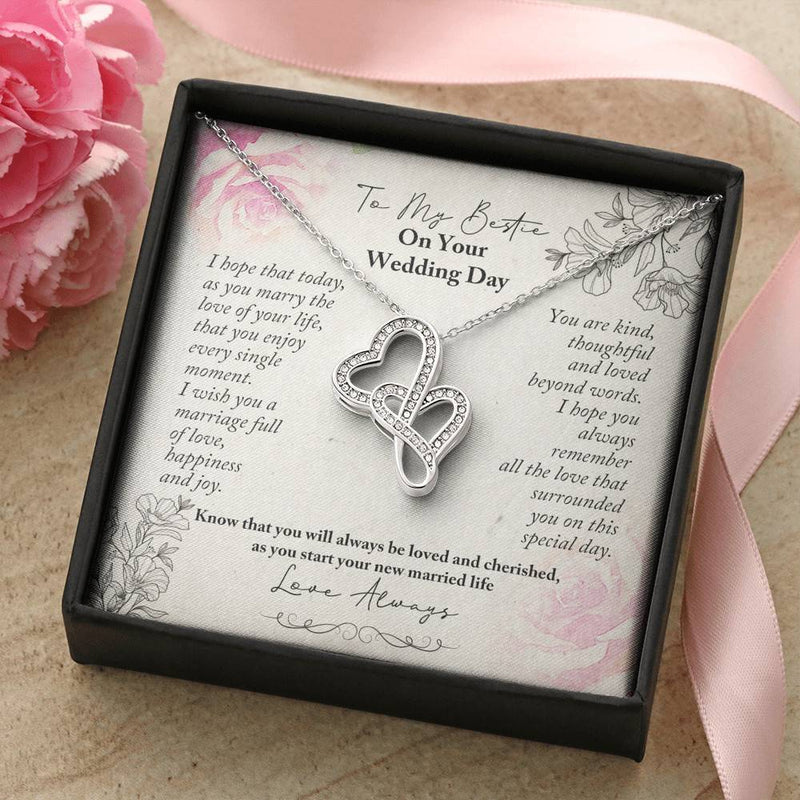 To My Bestie On Your Wedding Day Necklace