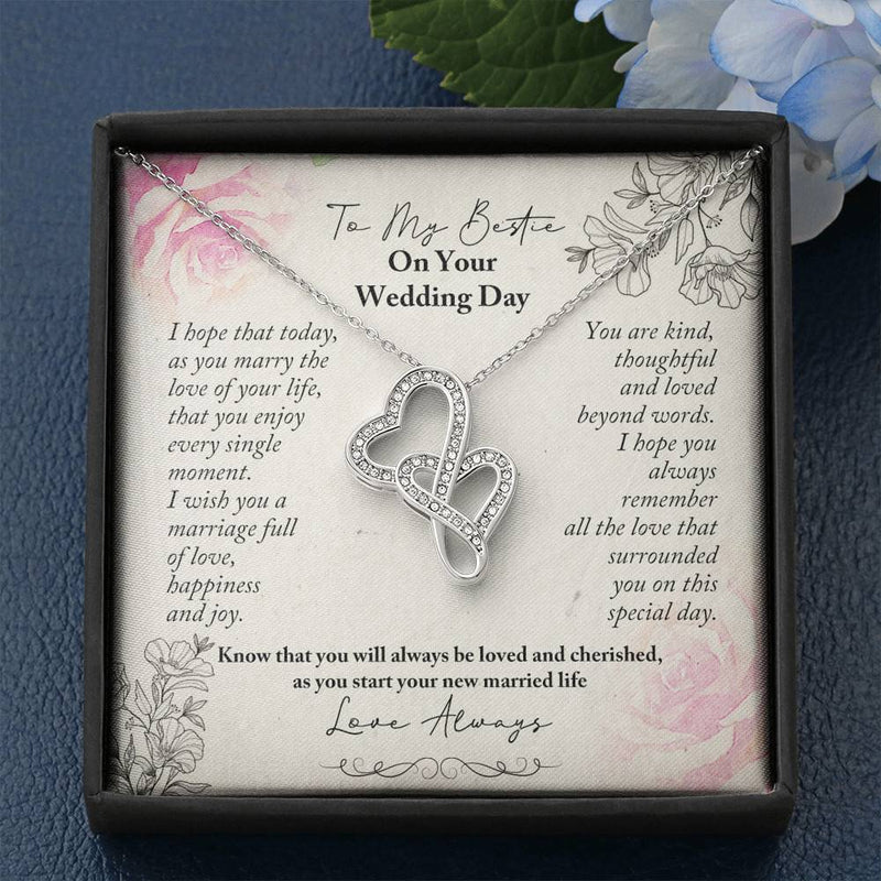 To My Bestie On Your Wedding Day Necklace