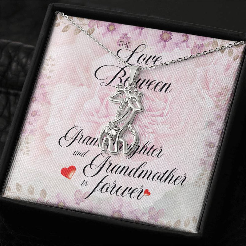 The Love Between a Grandmother and her Granddaughter is...Necklace