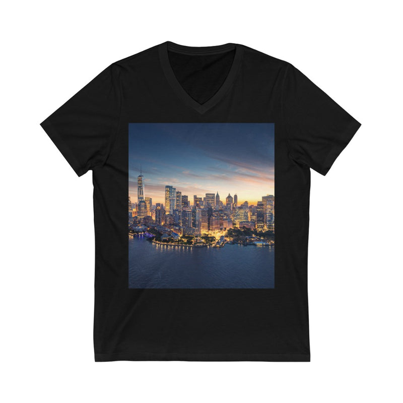 New York City Unisex  V-Neck T-shirt